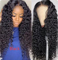 Deep Wave Lace Front Wig  Long Curly Synthetic Wig for Women | Natural Hairline | Glueless Ready