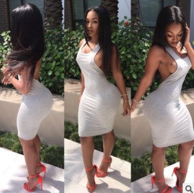 Backless Summer Wrap Dress – Curve Fit Sundress