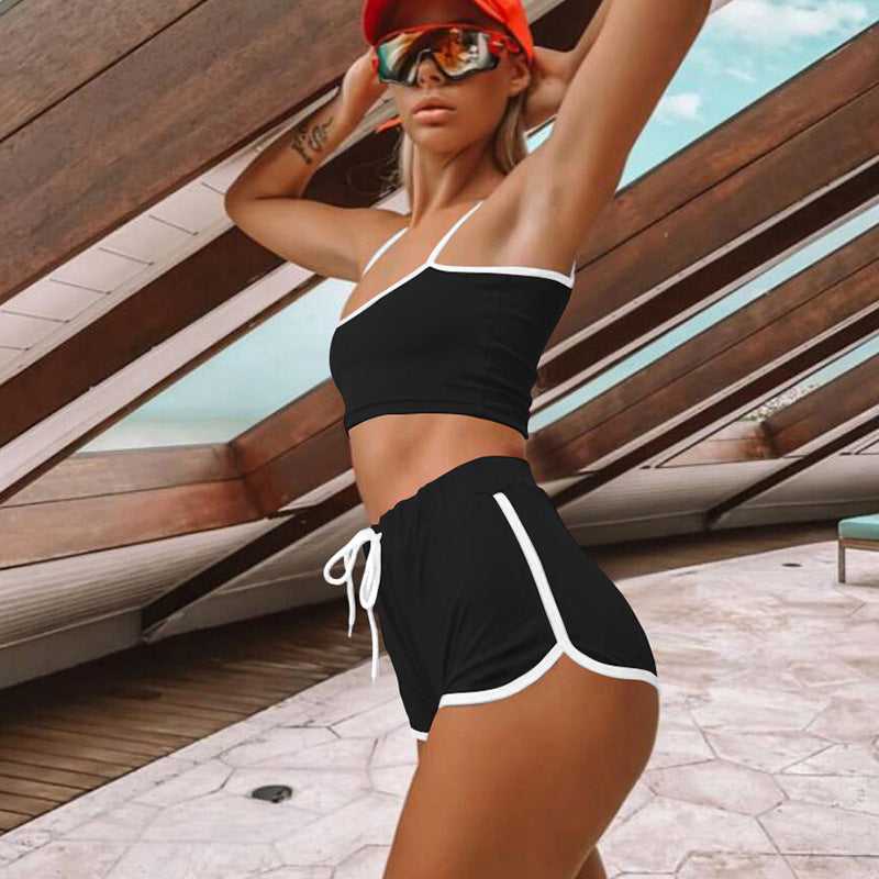 Summer Drawstring Two-Piece