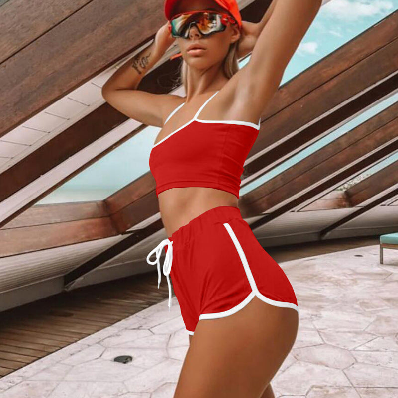 Summer Drawstring Two-Piece