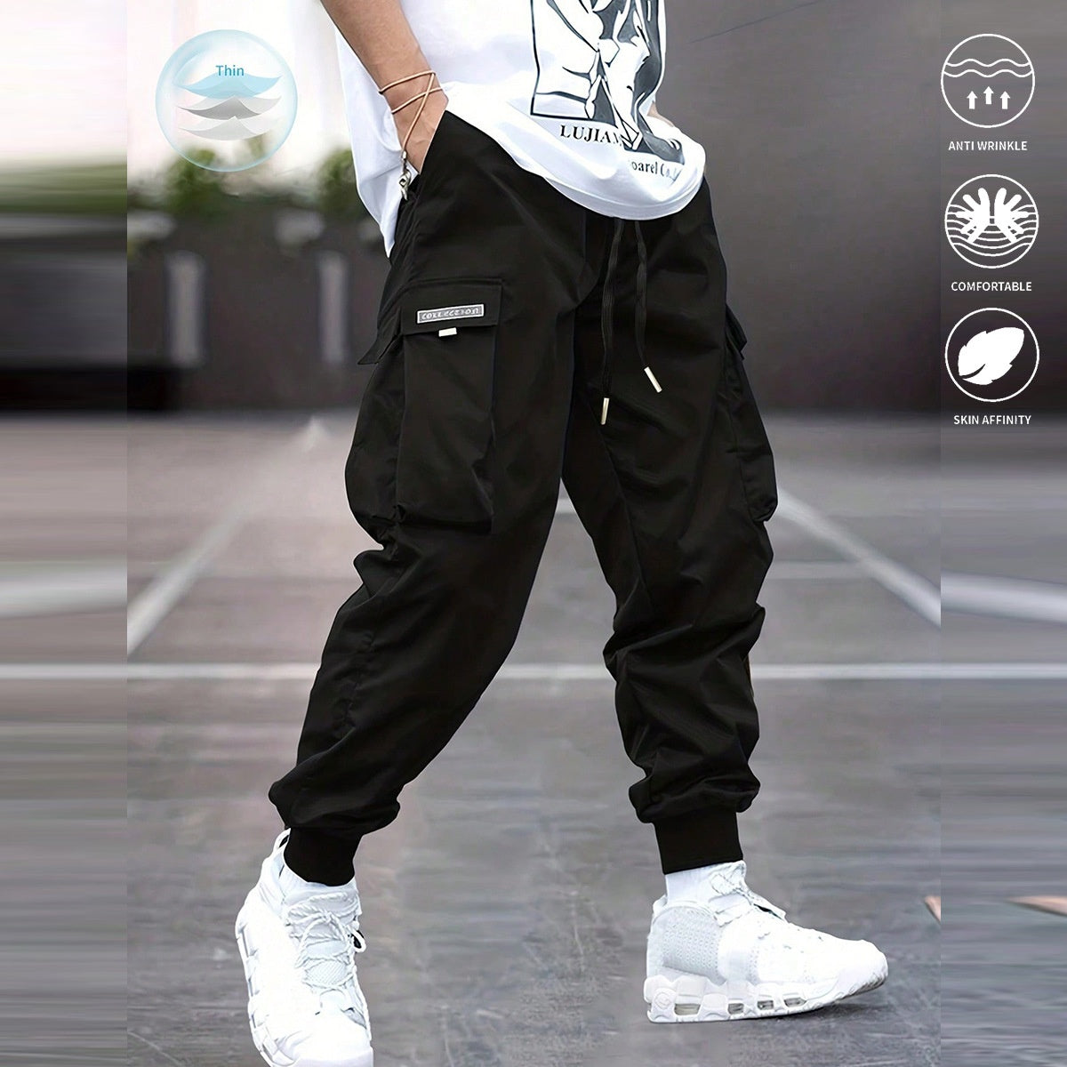 Multi-pocket Cargo Pants Men's