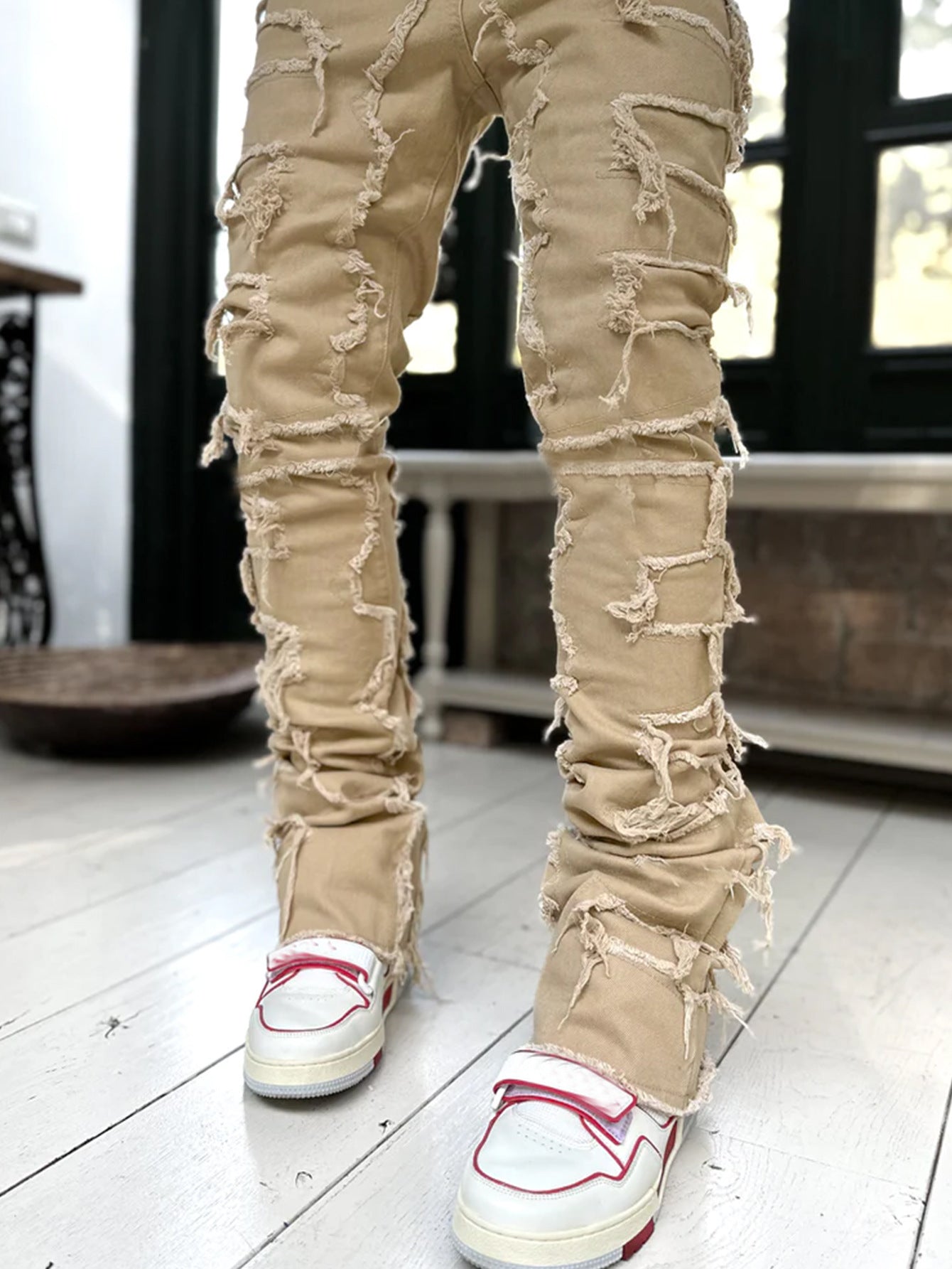 Fit Stacked Jeans For Mens Clothing