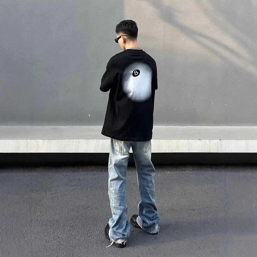 Wash Light Blue Ripped Jeans