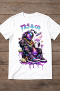 TK5 & Co Astronaut Graphic Tee – White