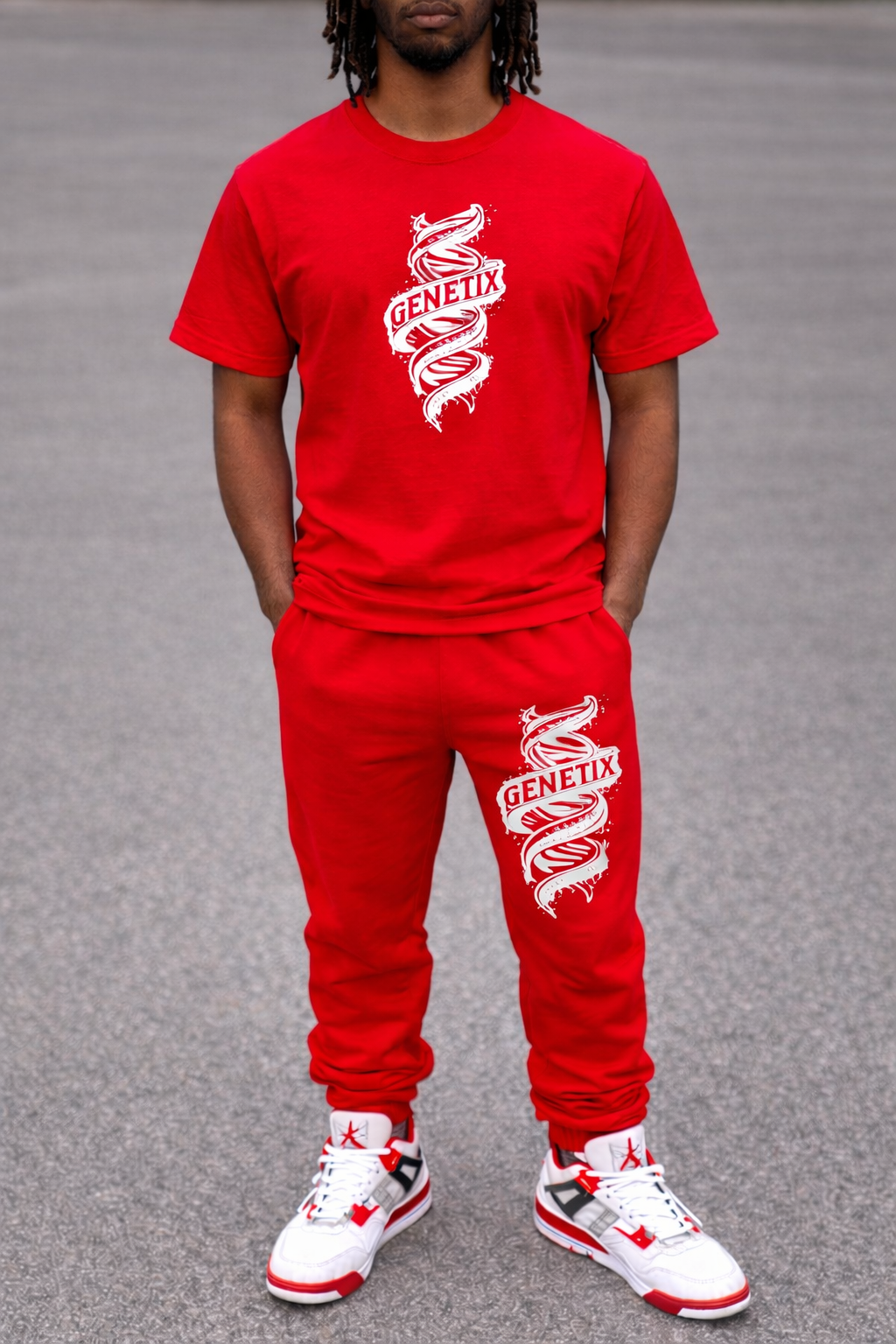Genetix DNA Streetwear Set – Red