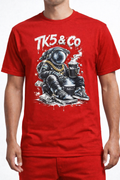 TK5 & Co Astronaut Graphic Tee – Red